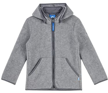 Finkid Luonto Wool Grau, Kinder Anoraks, Größe 100-110 - Farbe Charcoal