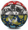 Spalding Flight Tropical Rubber Basketball (Size-7), Multicolor