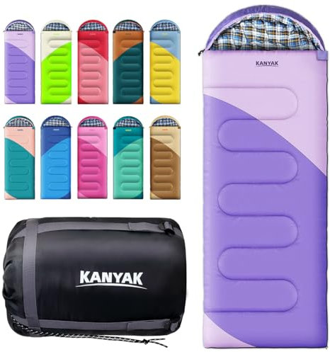 Camping-Schlafsack, 0-Grad-Schlafsäcke für Erwachsene und Kinder - 17,8 °C - 9,4 °C, warmes Wetter, Warmer Schlafsack für den Winter unter Null, Campingausrüstung, Reisen und im Freien