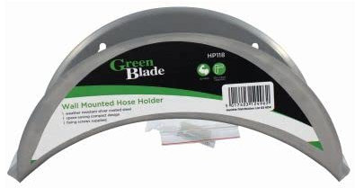 Unibos Garden Heavy Duty Hose Pipe Hanger Wall Mounted Cable Tidy Storage Shed Hose Steel Holder Bracket