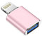 Adattatore Apple Lightning a USB per fotocamera, cavo USB 3.0 OTG per iPhone/iPad per collegare lettore di schede, chiavetta USB, disco U, tastiera, mouse, hub, MIDI, Plug & Play