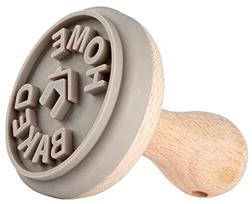 NAVA Stempel Holzstempel Prägeform Keksstempel Fondant Kekse Dekorateur Dekoration Misty 6 cm