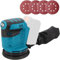 Levigatrice Orbitale A Batteria 18 V, ø 125 Mm, Lucidatrice Professionale Per Makita, Con 4 Pezzi Di Carta Vetrata, Per Levigatura/Lucidatura (Senza Batteria, Senza Caricatore)