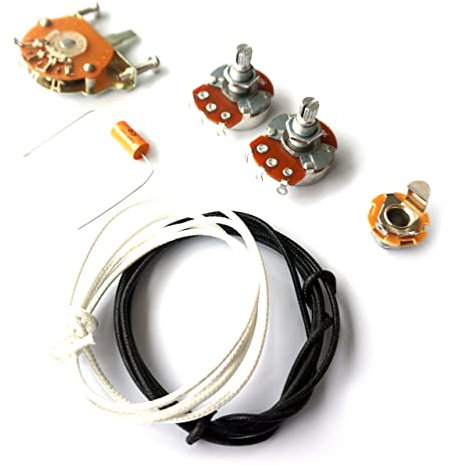 Guitar Anatomy Wiring Kit – Standard Telecaster Upgrade Electrics with Oak Grigsby switch/Alpha pots