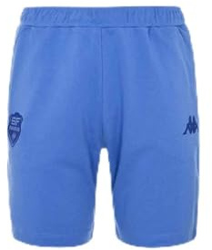 Kappa - Pantalón corto Edric Stade francés Paris 22/23 para hombre, azul, L