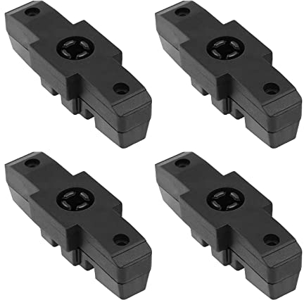 Set mit 4 Bremsbelägen für Fahrrad, kompatibel mit Magura HS11 HS22 HS24 HS33 HS66 aus Gummi für Bremsen von Rennrad, Zubehör für Fahrrad, Schwarz