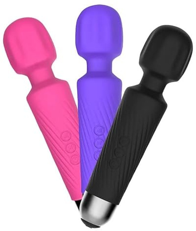 Electric Wand Massager, 8 Speed with 20 Patterns Massager for Women