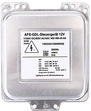 5DC 009 060-20 Xenon Scheinwerfer Steuergerät Vorschaltgerät Kompatibel mit E-Klasse 2011-2016 W212 S212 C207 A207 5DC00906020 Xenon Headlight Control Unit 2128205526 2129007804