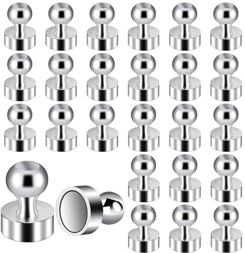 14 Stück Neodym Magnet, Starke Magnete N52 Kleine Magnete mit Aufbewahrungsbox Kegelmagnete für Magnettafel Kühlschrank Pinnwand Whiteboard (12x16 mm)