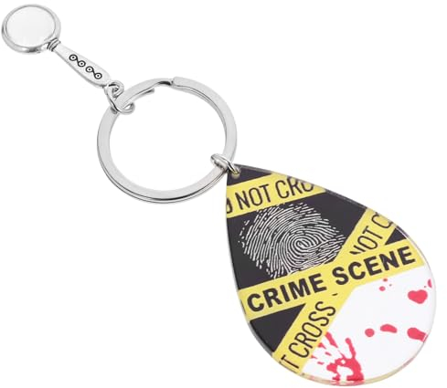 VALICLUD Lupe Schlüsselanhänger Taschenlupen-schlüsselanhänger Lupen-schlüsselanhänger Aus Faltbare Taschenlupe Schlüsselanhänger Am Tatort Keychian-Lupe Geschenk Zinklegierung Hängend