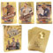 Clybeaut Football Cards, Pack of 55 Gold Foil Football Stars Cards, World Cup Trading Cards
