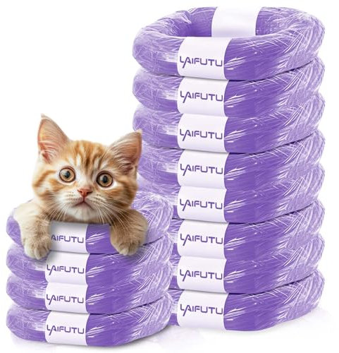 12 PCS Sac Poubelle Couche, Recharge Poubelle a Couche pour Tommee Tippee, Recharge Poubelle a Couche, Recharge pour Tommee Tippee 4,5 M (violet)