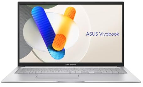 ASUS Vivobook 17 | Cool Silver (X-Serie) | 17,3 FHD | Core i3 1315U | RAM: 12GB | SSD: 500GB | beleuchtete Tastatur | Windows 11 Pro | Office 2024 Pro | Notebooktasche