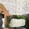 UUDQCD Filet De Camouflage Blanc, Voile D'ombrage Rectangulaire 3x5, Toile Ombrage Exterieur, Brise-Vue Tissus Pare-Soleil, Bache Camouflage Pergola Décoration
