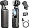 IXROAD 4K Body Camera with Audio and Video, POV/Pocket/Vlog/Travel Camera with 270° Rotatable Lens, Sports Action Cam with External Microphone, Clip and 64GB TF Card
