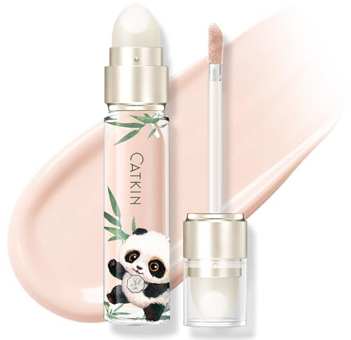 CATKIN Flawless Flüssiger Concealer, Konturieren & Aufhellen, Deckt Augenringe, Rötungen & Hautunreinheiten, Langanhaltend, Enthält Hyaluronsäure, Geeignet Für Empfindliche Haut, Doppelpinsel, 5g