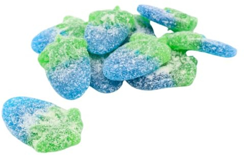 sweet bags 500g Fizzy Blue Raspberries Vegan Pick and Mix Sweets Gummy Chewy