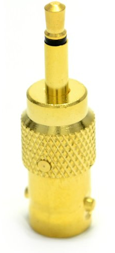 BNC Femelle vers Composite 3,5 mm Mâle Jack Fiche Adaptateur Plaqués Or