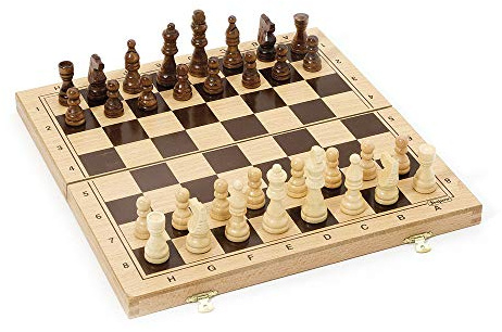 JEUJURA - Jeu d'Echecs - Coffret Pliant - Jeu de Société dès 3 Ans - 8132