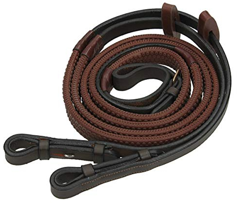 Horseware Gummizügel Rambo Micklem Multitrense BR Dunkelbraun