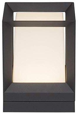 AEG Außensockelleuchte 21cm, Aluminium, 8 W, anthrazit/weiß, AEG260002