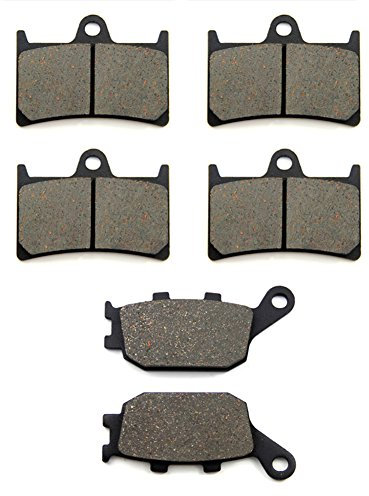 SOMMET Motorrad Bremsbeläge Vorne + Hinten für Yamaha YZF R6 2004-2016 FZ6 Fazer ABS 2007 FZ1 Fazer 2006-2015 FZ8N 800cc 2011-2015 MT-10 Tourer Edition 998cc 2018-2019 LT380-380-174