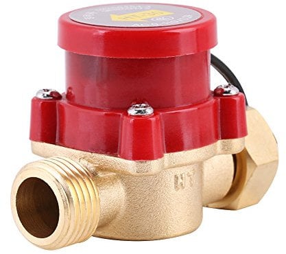 Hilitand 1Pcs HT-30 Water Flow Switch Pump Water Flow Sensor Laser Machine G1/2 Thread for Booster Pump Magnetic Automatic Control Switch for Shower or Automatic Cycle of Solar Water Heater