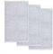 möve Superwuschel Gästetuch 30 x 50 cm aus 100% Baumwolle, silver 3er Set