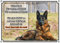 Petsigns Hundeschild Deutscher Schäferhund - besonderes Warnschild mit Fotodruck, DIN A5
