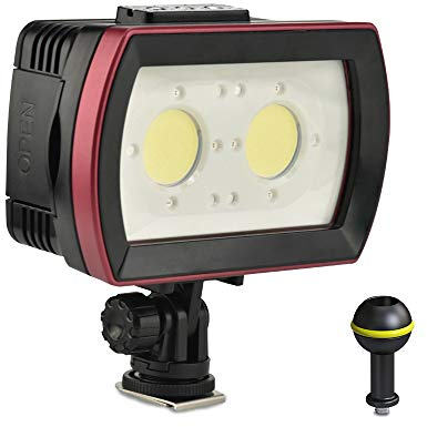 Sea frogs IPX8 Waterproof Camera LED Photo Video Fill Light Lamp 40M Underwater Diving Photography Lighting 3500Lm …