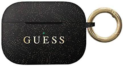Guess Silicone Cover for Airpods Pro Black, GUACAPSILGLBK
