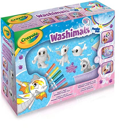 Crayola - Washimals Peculiar Pets Sanctuary - Loisir créatif - washimals - Color N wash - à partir de 3 ans - Jeu de coloriage et dessin
