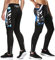 NICEWIN Radlerhose Fahrradhose Herren Lang mit Sitzpolster 4D Gepolsterte Radhose Atmungsaktiv Schnell Trocknend stoßfeste Elastisch Hosen,M,Blau