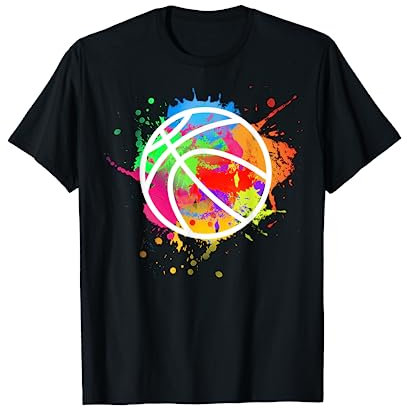 Le basket-ball en couleurs basketball T-Shirt