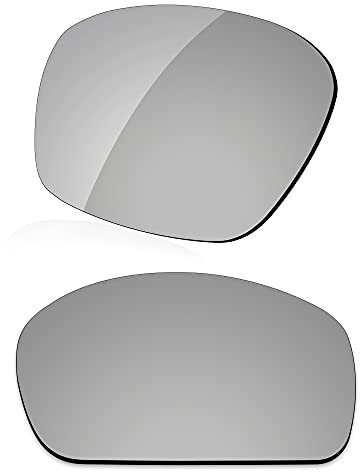 LenzReborn Lente polarizada de repuesto para gafas de sol Arnette Boiler AN4207 - Más opciones, Gris Plata - Espejo polarizado, Taille unique