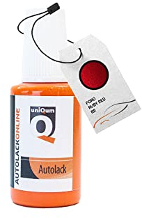 uniQum Autolack Lackstift fürs Auto für FORD RUBY RED RR Autolack Reparatur 30 ml