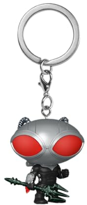 Funko POP! Keychain: DC - Black Manta - Aquaman - Vinyl-Minifigur Zum Sammeln Neuartiger Schlüsselanhänger - Strumpffüller - Geschenkidee - Offizielle Handelswaren - Movies Fans - Minifigur