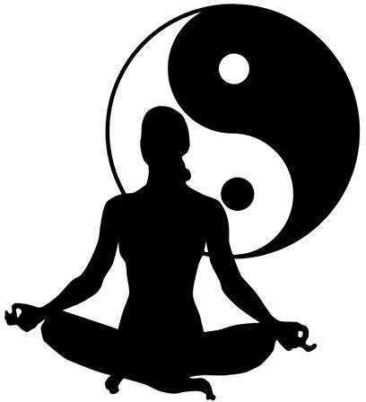 MACMRD Auto Aufkleber 13 cm * 14,5 cm Zen Meditation Gesundheit Yin Yang Tai Chi Vinyl Aufkleber Aufkleber Schwarz/Silber