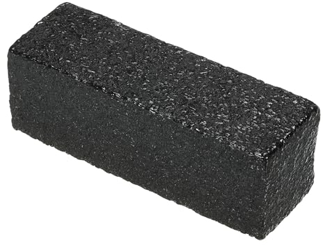 PATIKIL 107x35x35mm Residuo Borrador Goma Cemento Borrador, 1 Paquete Adhesivo Extracción Limpieza Herramienta para Papel Artesanía Lijado Cinturón Discos Monopatín, Negro