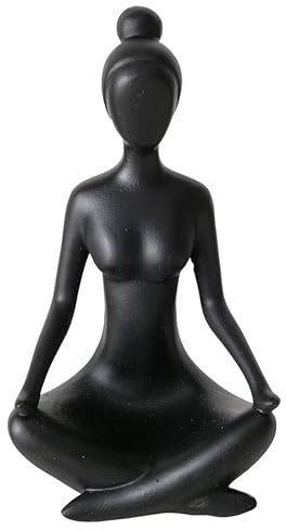 Boltze Home Dekofigur Yoga, Frau, 10 cm, Muster:Muster 3