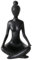 Boltze Home Dekofigur Yoga, Frau, 10 cm, Muster:Muster 3