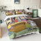 Bobs Burgers Bettwäsche Bettbezug Set Für Mädchen Jungen Kinder Kinder 3D Animation Bettbezüge Set Betten Set Zimmer Dekor Bettwäsche Kollektion Double（200x200cm）