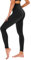 TNNZEET High Waist Leggings Damen Elastische Leggins Weiche Sporthose für Sport Gym,Schwarz,3XL
