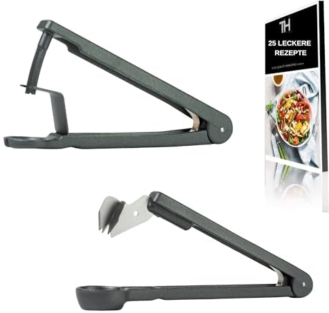 Thiru Premium Set économique dénoyauteur de cerises et de prunes - Lames robustes en acier inoxydable - Fabriqué en Allemagne - E-Book avec 25 recettes inclus