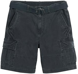 Superdry Herren Schwere Cargo-Shorts Finster Marineblau 34