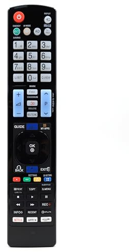 Ersatz Fernbedienung für LG TV 29LN4607ZJB / 322100ZA / 32LA613 / 32LA6134AEU / 32LA6136AEU / 32LA620 / 32LA6208AEU / 32LA620S / 32LA6230 / 32LA6230.A / 32LA660 / 32LA6608AEU /