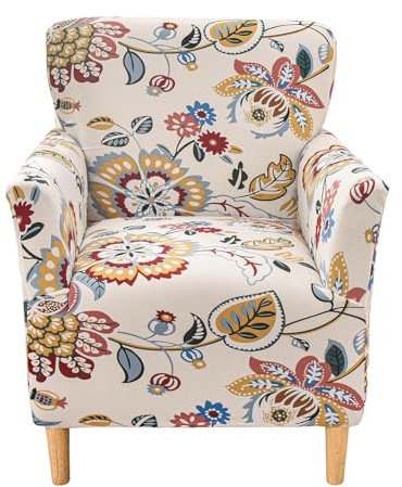 CRFATOP Stretch Modern Banquet Armchair Slipcover 1-Piece Accent Chair Covers with Arms Soft Chair Slipcovers for Living Room Armchair Furniture Protector Office Reception Reading Sofa,B61