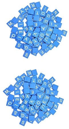 ifundom 200 STK Blöcke Dekor Holzklötze ABC 123 Großbuchstabe Aus Holz Esstischdekoration Holz-Alphabet-Fliesen Briefe Spiel Mit Holzplättchen Madera Untersetzer Keramikfliesen Bambus