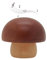MiOYOOW Wood Music Box, Mushroom Clockwork Musical Box Mechanism Rotating Music Box for Birthday Christmas (Melody: You Are My Sunshine)