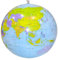 SinChic Aufblasbarer Globus,Erde Globus Weltkugel Aufblasbar PVC Weltkugel Erde Wasserball Geographie Weltkarte Wasserball Kugel für Strand Schule Bildung Unterricht Kinder Jugendliche Global 40cm